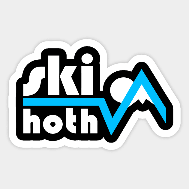 Ski Hoth Sticker by helwasya